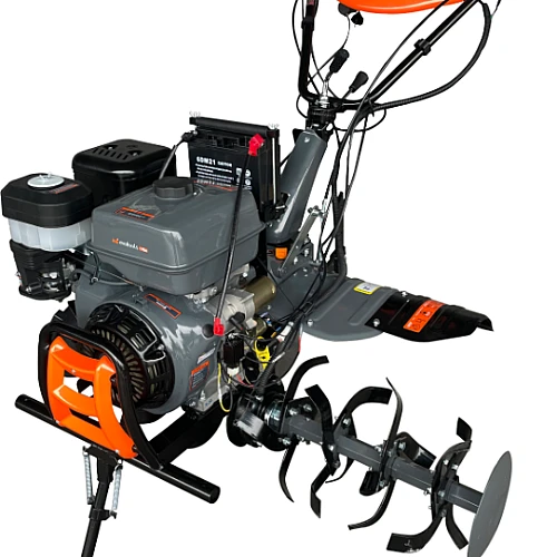 Motocultor T1400 Evotools PLUS, Pornire Electrica, cu roti de transport, freze, 14CP, pe benzina, 4 timpi racit cu aer
