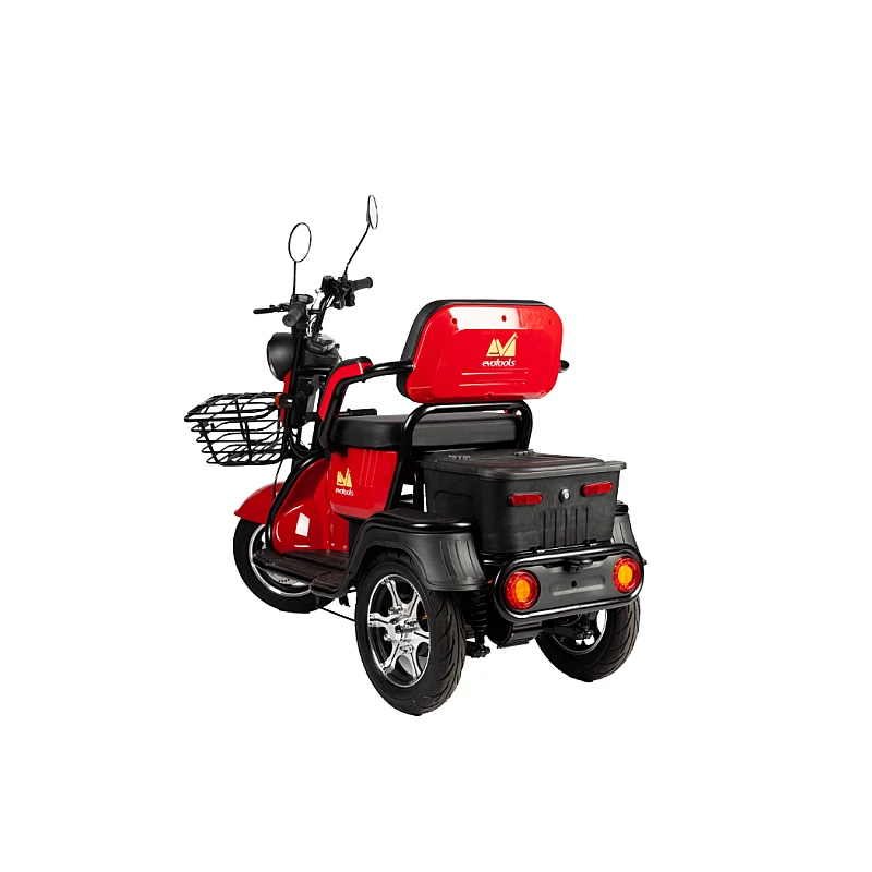 Triciclu electric TRC1000 EvoTools, 1000 W, viteza maxima de 25 km/h, conform reglementarilor UE, fara permis