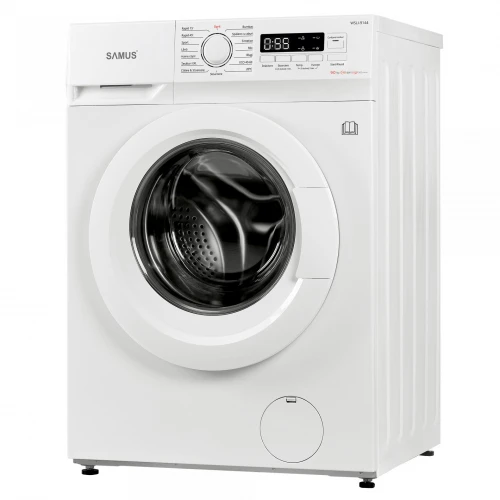 Masina de spalat rufe Samus WSLI-9144, 9 kg, Slim, Motor inverter, 1400 rotatii, 15 programe, Clasa energetica A, Termostat reglabil, Curatare tambur, Blocare acces copii (Alb) Masina de spalat rufe Samus WSLI-9144, 9 kg, Slim, Motor inverter, 1400 rotatii, 15 programe, Clasa energetica A, Termostat reglabil, Curatare tambur, Blocare acces copii (Alb)