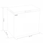 Lada Frigorifica Samus LS276E, 246 L, Clasa energetica E, Fast Freeze, Termostat reglabil, Control electronic cu leduri (Alb)