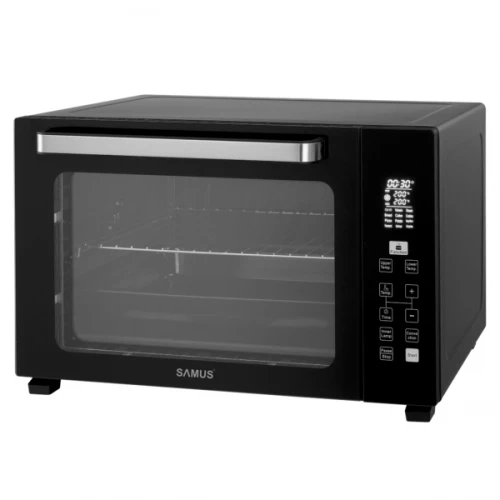 Cuptor electric Samus CSDN-48BRCL3, 48 L, 1800 W, 12 programe, Timer, Afisaj electronic, Rotisor, Convectie (Negru) Cuptor electric Samus CSDN-48BRCL3, 48 L, 1800 W, 12 programe, Timer, Afisaj electronic, Rotisor, Convectie (Negru)