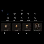 Espressor automat Samus Magnifique 19, Putere 1200-1450 W, 19 bari, Rezervor apa 1.7 L, Recipient cafea boabe 250 g, 20 tipuri bauturi, Sistem extractie lapte cu furtun 25 cm, Inaltime reglabila duze cafea