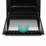 Aragaz Samus SM561BXS, 4 Arzatoare gaz, Cuptor gaz, Siguranta plita si cuptor, Geam dublu la cuptor, Inox/Argintiu