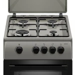 Aragaz Samus SM561BSS, 4 arzatoare, Montat pentru GPL, 50x60 cm (Gri)