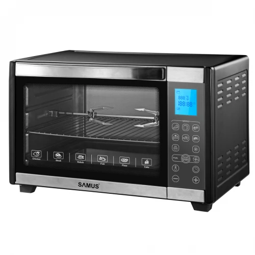 Cuptor electric Samus CSD-45BRC2, 2000 W, 45 L, Rotisor, Convectie, Display digital, Negru Cuptor electric Samus CSD-45BRC2, 2000 W, 45 L, Rotisor, Convectie, Display digital, Negru