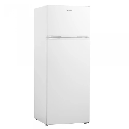 Frigider cu 2 usi Albatros FA283E, 206 l, Clasa E, Termostat reglabil, H 143 cm, Alb Frigider cu 2 usi Albatros FA283E, 206 l, Clasa E, Termostat reglabil, H 143 cm, Alb
