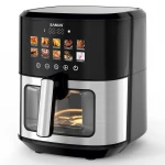 Friteuza cu aer cald Samus AF6.5H-S1701DW, 6.5 l, 1700 W, Timer 0-60 minute, 10 programe (Negru/Inox) Friteuza cu aer cald Samus AF6.5H-S1701DW, 6.5 l, 1700 W, Timer 0-60 minute, 10 programe (Negru/Inox)