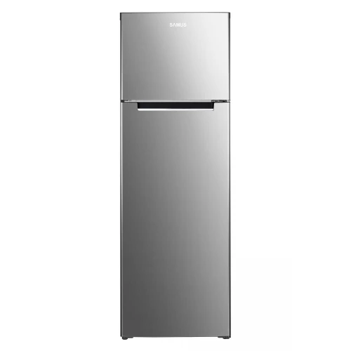 Frigider Samus SX346E, 248 l, Dezghetare automata la frigider, Clasa energetica E, Termostat reglabil, H 165 cm, Inox/laterale argintii Frigider Samus SX346E, 248 l, Dezghetare automata la frigider, Clasa energetica E, Termostat reglabil, H 165 cm, Inox/laterale argintii