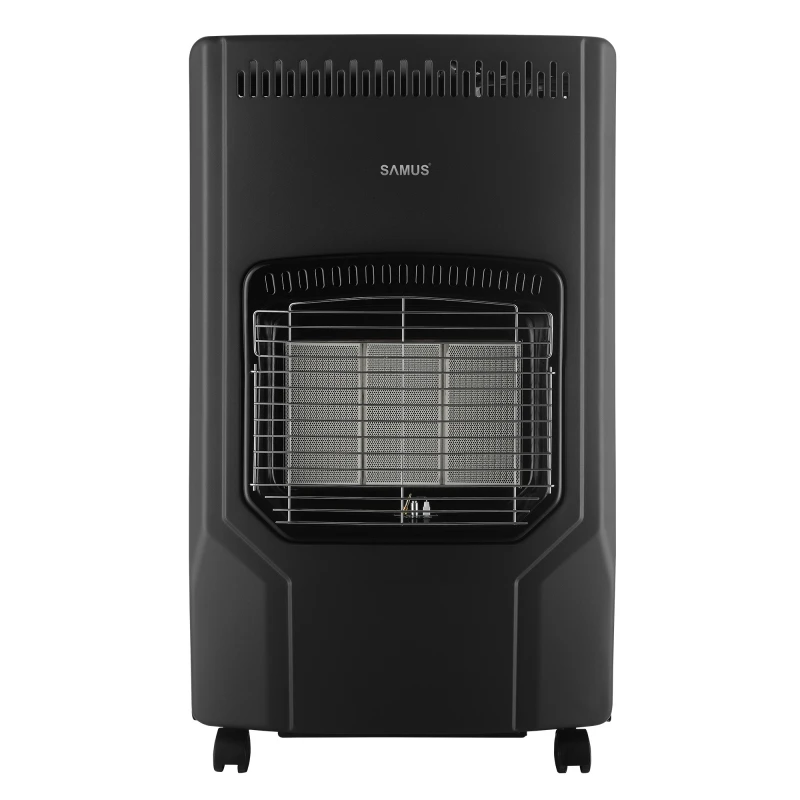 Soba Samus RS423, Trei trepte de putere: 1.5 / 2.8 / 4.2 kW, Butelie de pana la 15 kg, Aprindere piezoelectrica, Comutator anti-rasturnare, Se utilizeaza cu GPL / Butan / Propan, Negru Soba Samus RS423, Trei trepte de putere: 1.5 / 2.8 / 4.2 kW, Butelie de pana la 15 kg, Aprindere piezoelectrica, Comutator anti-rasturnare, Se utilizeaza cu GPL / Butan / Propan, Negru