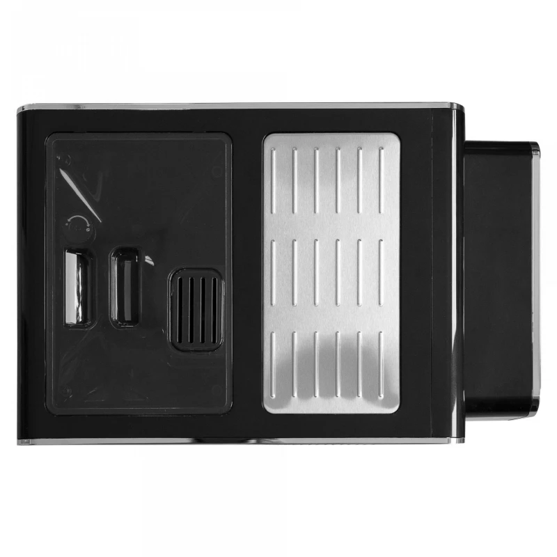 Espressor cafea Samus Automatico, Putere 1350W, Rezervor de apa detasabil 2.2L, 15 bari, Capacitate rasnita 300 g, Oprire automata dupa 25 de minute, 5 niveluri de macinare, 3 optiuni de cafea, Negru