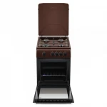 Aragaz Samus SM561MBS, 4 Arzatoare gaz, Cuptor gaz, Siguranta plita si cuptor, Geam dublu la cuptor, Maro