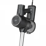 Aspirator vertical 2 in 1 Samus Sticky 60 Eco Gray, Motor 600 W, Putere aspirare 180 W (16 kPa), Sistem de aspirare tip cyclonic, Capacitate rezervor 800 ml, Filtru hepa, Gri