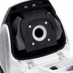 Aspirator cu sac Albatros Zenit 90 Eco, 900 W, Sac textil 2 L, 30.7kWh/an, Eco-type, Perie pentru covoare şi podele, Accesoriu locuri înguste (2 în 1), Alb/negru