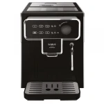 Espressor cafea Samus Automatico, Putere 1350W, Rezervor de apa detasabil 2.2L, 15 bari, Capacitate rasnita 300 g, Oprire automata dupa 25 de minute, 5 niveluri de macinare, 3 optiuni de cafea, Negru