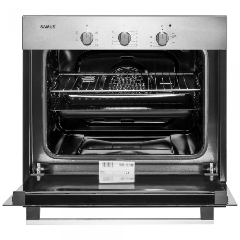 Pachet Samus V4 Cuptor incorporabil Samus SC616GTXV, Electric, 56 L, 5 functii + Plita incorporabila Samus PSG-64SX, 4 Arzatoare, Gaz, Sistem de siguranta (Negru/Inox) Pachet Samus V4 Cuptor incorporabil Samus SC616GTXV, Electric, 56 L, 5 functii + Plita incorporabila Samus PSG-64SX, 4 Arzatoare, Gaz, Sistem de siguranta (Negru/Inox)