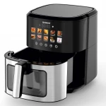 Friteuza cu aer cald Samus AF6.5H-S1701DW, 6.5 l, 1700 W, Timer 0-60 minute, 10 programe (Negru/Inox) Friteuza cu aer cald Samus AF6.5H-S1701DW, 6.5 l, 1700 W, Timer 0-60 minute, 10 programe (Negru/Inox)