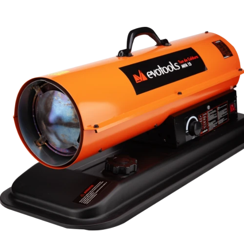 Tun de Caldura pe Motorina MFA 15 EvoTools, 15 kW, termostat mecanic, rezervor 15 L, debit aer 315 mc pe ora