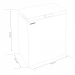 Lada Frigorifica Albatros LA175E, 142 L, Dubla functionalitate (frigider/congelator), Clasa energetica E, Termostat reglabil, Fast Freeze, Alb