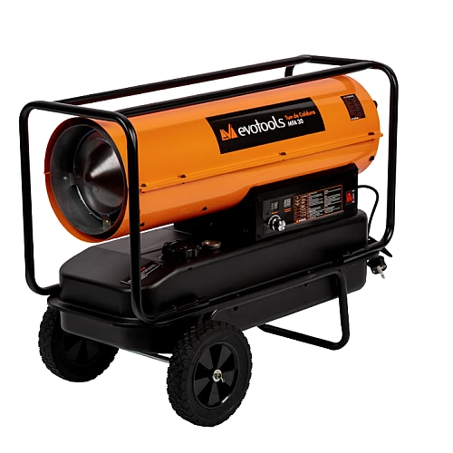 Tun de Caldura pe Motorina MFA EvoTools, 30 kW, termostat ajustabil, display temperatura, debit aer pana la 710 mc pe ora