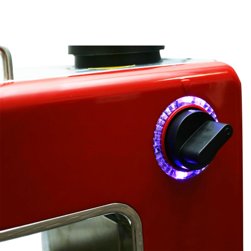 Espressor Samus Caffeccino, 3.5 bar, 800 W, Rosu / Inox Espressor Samus Caffeccino, 3.5 bar, 800 W, Rosu / Inox