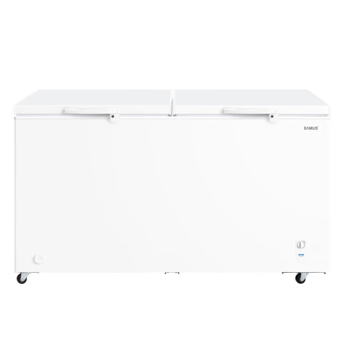 Lada frigorifica Samus LS556E, Capacitate neta 508 litri, Clasa energetica E, Panou de control cu indicator luminos, Alb Lada frigorifica Samus LS556E, Capacitate neta 508 litri, Clasa energetica E, Panou de control cu indicator luminos, Alb