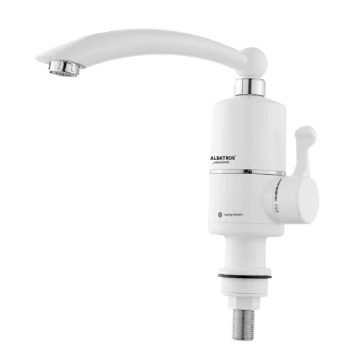 Robinet instant apa calda Albatros Aqualiente, Element de incalzire al apei din inox, 3000 W, Alb Robinet instant apa calda Albatros Aqualiente, Element de incalzire al apei din inox, 3000 W, Alb