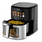 Friteuza cu aer cald Samus AF6.5H-S1701DW, 6.5 l, 1700 W, Timer 0-60 minute, 10 programe (Negru/Inox) Friteuza cu aer cald Samus AF6.5H-S1701DW, 6.5 l, 1700 W, Timer 0-60 minute, 10 programe (Negru/Inox)