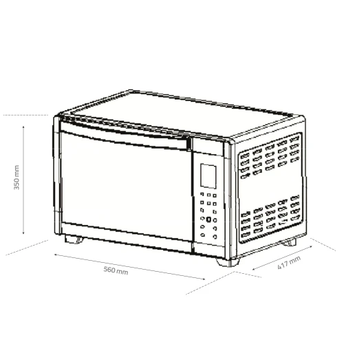 Cuptor electric Samus CSD-45BRC2, 2000 W, 45 L, Rotisor, Convectie, Display digital, Negru Cuptor electric Samus CSD-45BRC2, 2000 W, 45 L, Rotisor, Convectie, Display digital, Negru