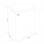 Lada Frigorifica Samus LS116E, 98 L, Clasa energetica E, Termostat reglabil, Panou de control (Alb)