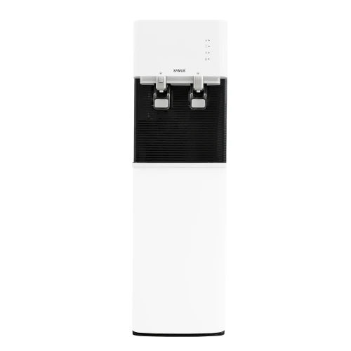 Dozator de apa de podea cu compresor Samus WDSF-253CW, Putere incalzire apa 500 W, Putere racire apa 85 W, Bidon 11/19 L, Incarcare frontala, Siguranta copii, Alb