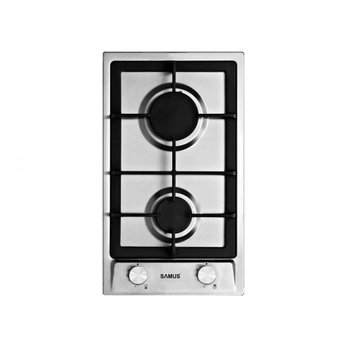 Samus Plita incorporabila PSG-32SX, Gratar din fonta, 2 arzatoare pe gaz, Sistem de siguranta, Aprindere electrica, Inox Samus Plita incorporabila PSG-32SX, Gratar din fonta, 2 arzatoare pe gaz, Sistem de siguranta, Aprindere electrica, Inox