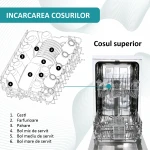 Masina de spalat vase incorporabila Samus SDW46.6, 9 Seturi, 6 Programe, Clasa E