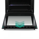 Aragaz Samus SM561ANS, 4 Arzatoare gaz, Cuptor pe gaz, Siguranta plita si cuptor, Geam dublu la cuptor, Alb