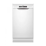 Masina de spalat vase Samus SDW46.6, 9 seturi, clasa E, 6 programe, latime 44.8 cm, optiune incarcare pe jumatate, control electronic cu leduri, pornire intarziata, blocare acces copii, alb
