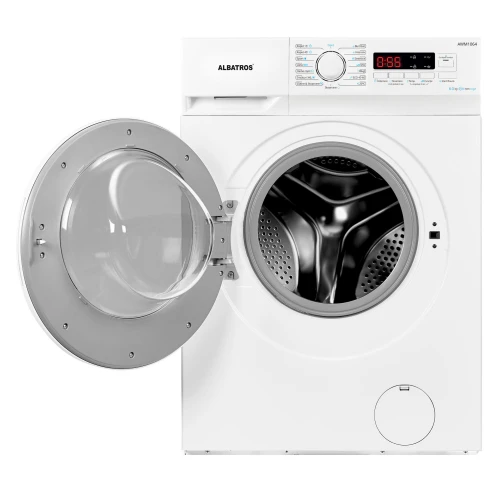 Masina de spalat rufe Albatros AWM1064, 6 kg, Slim, 15 programe, 1000 rotatii, Clasa energetica E, Termostat reglabil, Program ECO 40-60°C, Blocare acces copii Masina de spalat rufe Albatros AWM1064, 6 kg, Slim, 15 programe, 1000 rotatii, Clasa energetica E, Termostat reglabil, Program ECO 40-60°C, Blocare acces copii