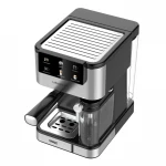 Espressor Samus Latteccino 20, 20 bari, rezervor lapte 500 ml, 6 tipuri bauturi, 1350 W, Rezervor apa 1.5 l, Sistem rapid de incalzire thermalblock, Inox/ Negru