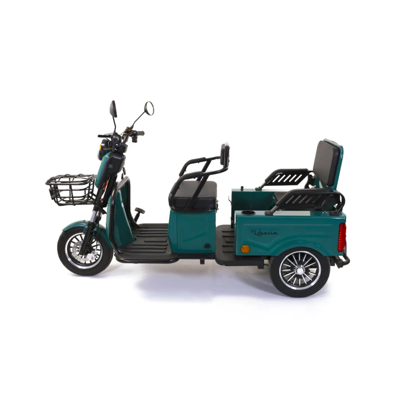 Triciclu electric Liberia, 1400W, baterie 60V20Ah, autonomie 50-70KM, 25 Km/h, Fara permis Triciclu electric Liberia, 1400W, baterie 60V20Ah, autonomie 50-70KM, 25 Km/h, Fara permis