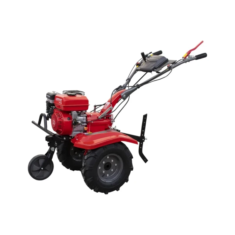 Motocultor Rotakt RO110RV motor 8 CP benzina latime lucru 90 cm 2+1 viteze freze roti cauciuc 5.00-8 roata frontala