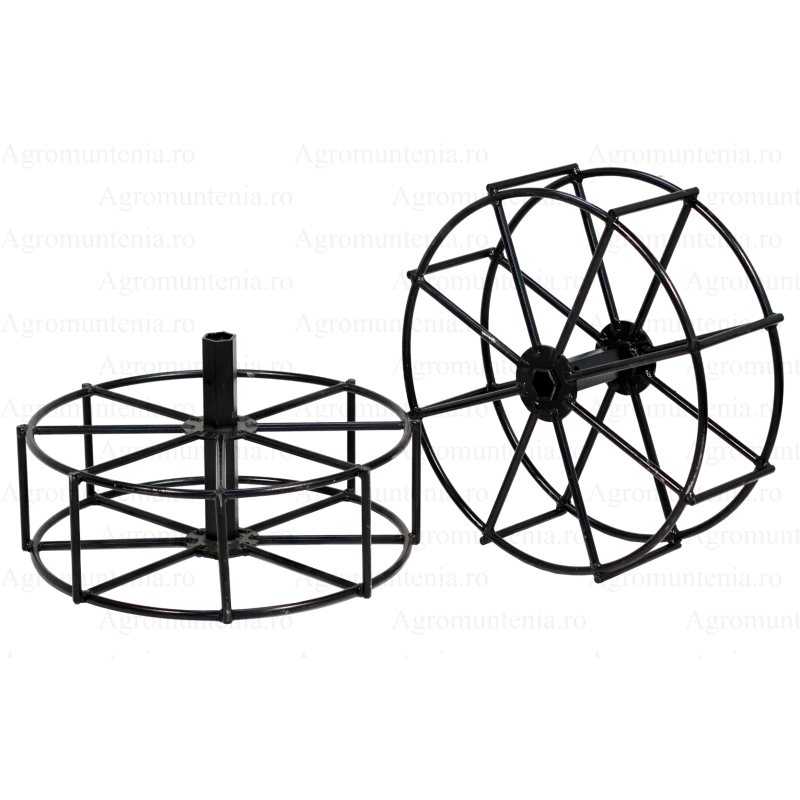 ProGARDEN Set roti metalice 500x170, manicot cu flanse, hex 32mm pentru motocultor Campo