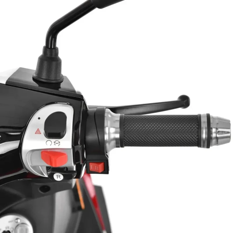 Scuter electric HECHT Equis White, acumulator 72 V, 20 Ah, motor 3000W, viteza maxima de 45 km/h, autonomie 65 km, alb