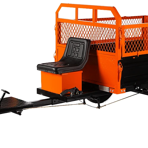 Remorca Evotools TTS500, pentru minitractor cu grilaj si plasa, capacitate 500 kg