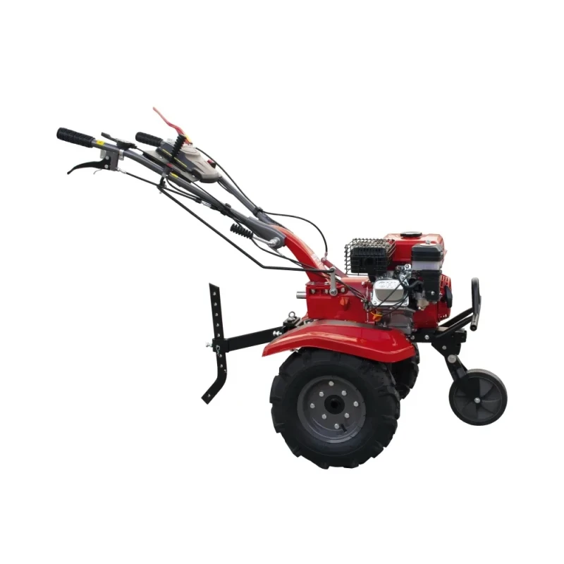 Motocultor Rotakt RO110RV motor 8 CP benzina latime lucru 90 cm 2+1 viteze freze roti cauciuc 5.00-8 roata frontala