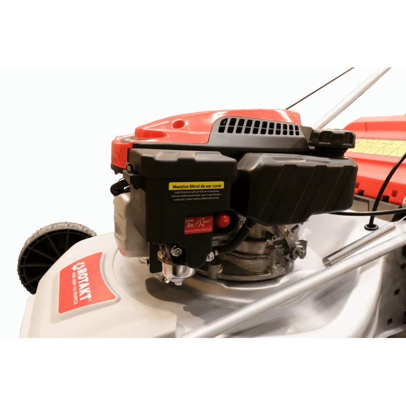 Masina de tuns iarba Rotakt R46-V145 putere 3.4CP benzina latime lucru 46cm autopropulsata volum colector 60 l