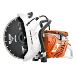 Masina de taiat beton RURIS RTX600, motor benzina 2T, 58 CC, 3.3 CP, diametru disc 300 mm, adancime maxima taiere 100 mm, 4800 rpm