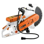 Masina de taiat beton RURIS RTX600, motor benzina 2T, 58 CC, 3.3 CP, diametru disc 300 mm, adancime maxima taiere 100 mm, 4800 rpm