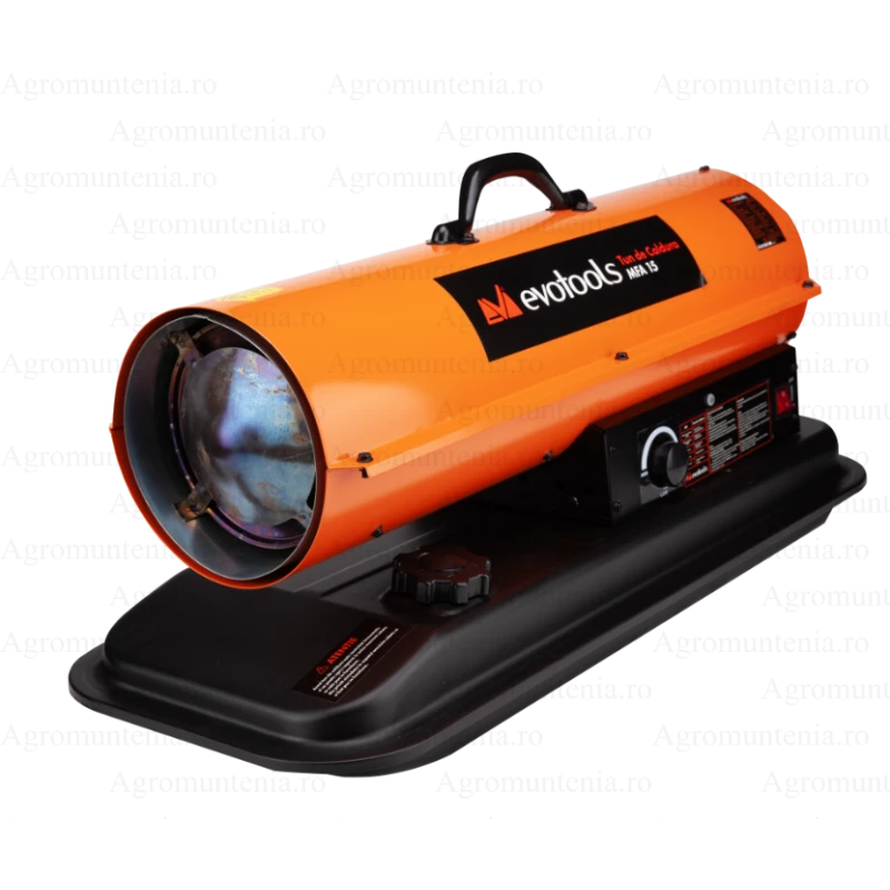 Tun de caldura pe motorina MFA 15 kW, 112m², 15L, disel Evotools 681932