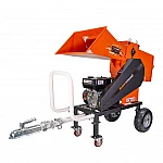 Tocator de crengi RURIS STB800 cu motor 9 CP, 212 cmc, 6 cutite, diametru taiere 80 mm, capacitate 4 mc pe ora