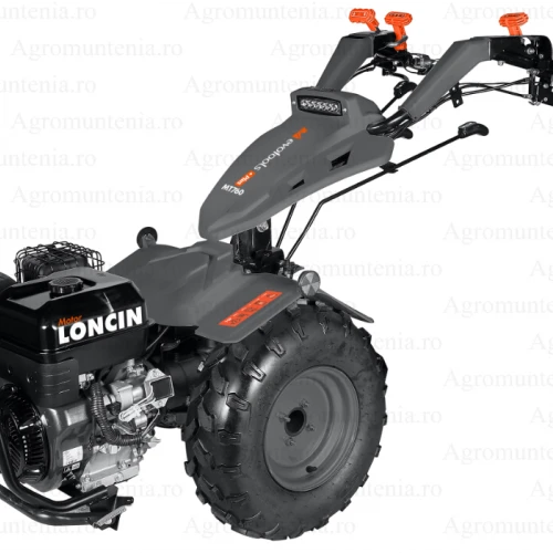 Motocultivator Evotools PLUS MT760A, motor benzina Loncin, 4 timpi, 420 CC, 15 CP, 11.1 kW, 5 trepte viteza, pornire la cheie, diferential blocabil