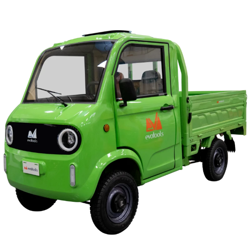 Triciclu electric pick-up Rubo ME3000, motor brushless 3000 W, putere maxima 4900 W, autonomie pana la 130 km, cu volan, viteza maxima de 25 km/h, conform reglementarilor UE, fara permis