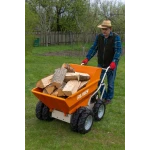 Roaba autopropulsata RURIS RTS 6000, motor benzina 7 CP, 500 kg capacitate, 3+1 trepte, basculare manuala